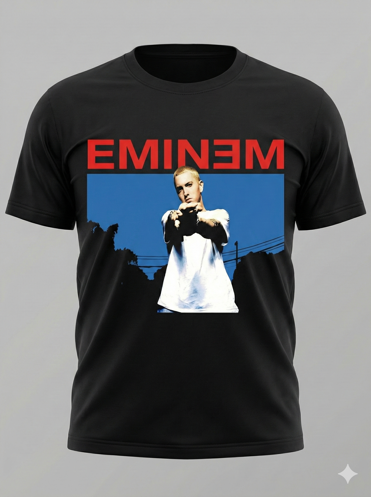 Vintage Eminem "Slim Shady" Graphic T-Shirt | Iconic 90s Hip Hop Tee - Black