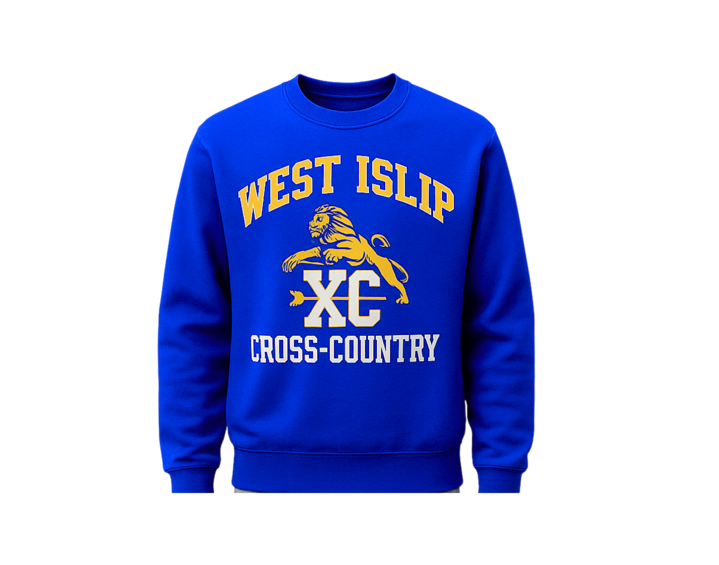 WI Cross Country Royal Blue Crewneck Premium Sweatshirt