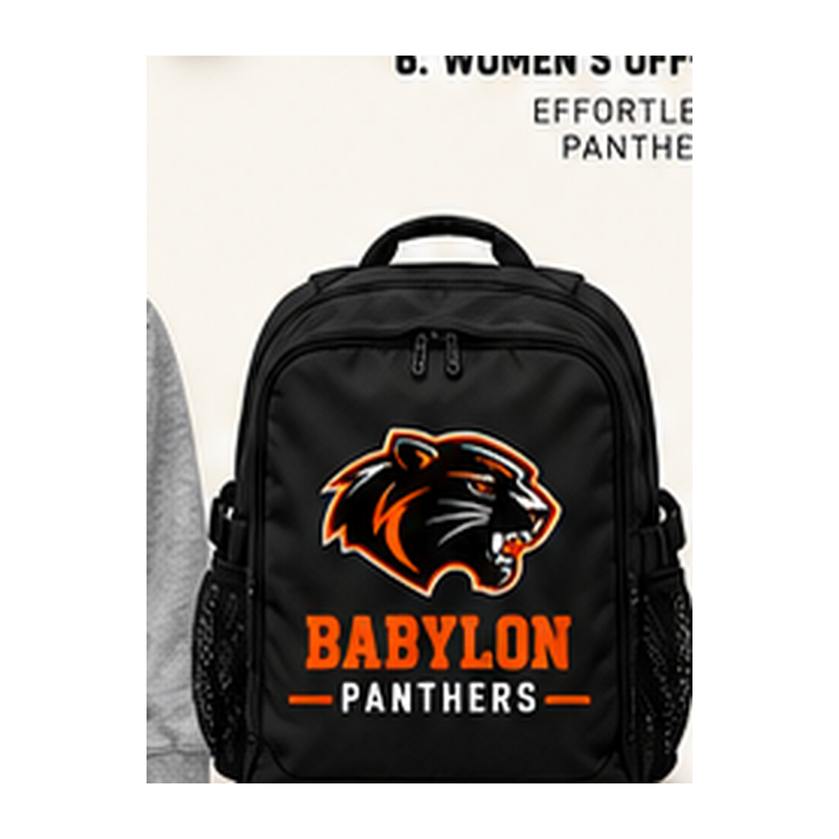 Babylon Panthers premium black team backpack
