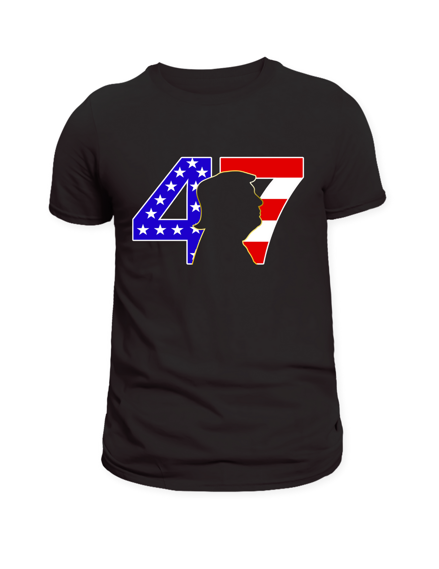 47 Trump Black T-Shirt