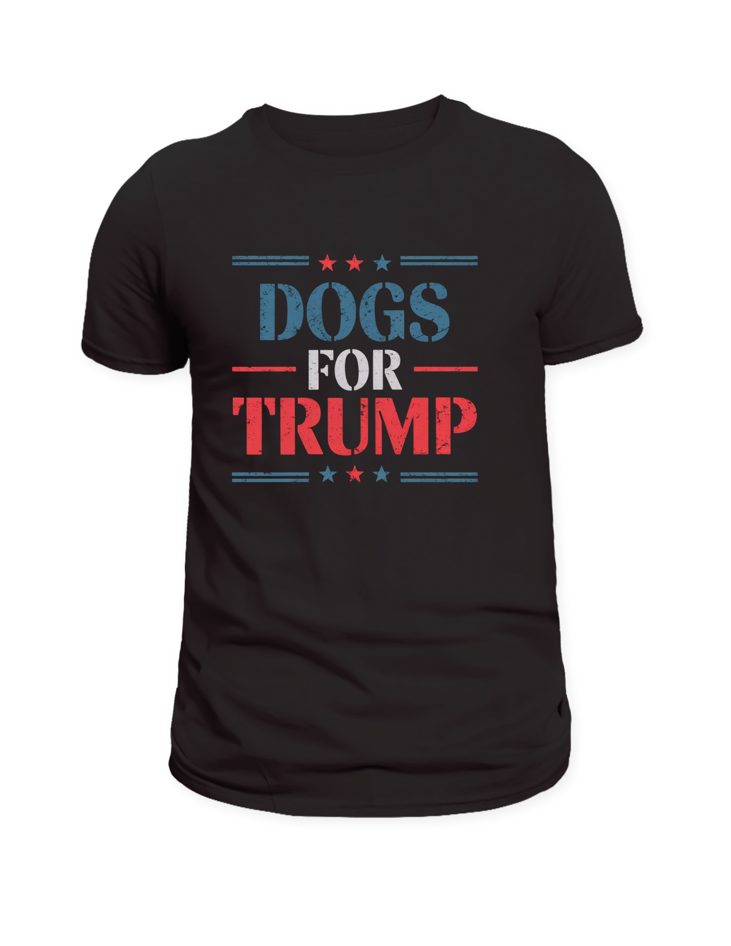 Dogs for Trump Black T-Shirt