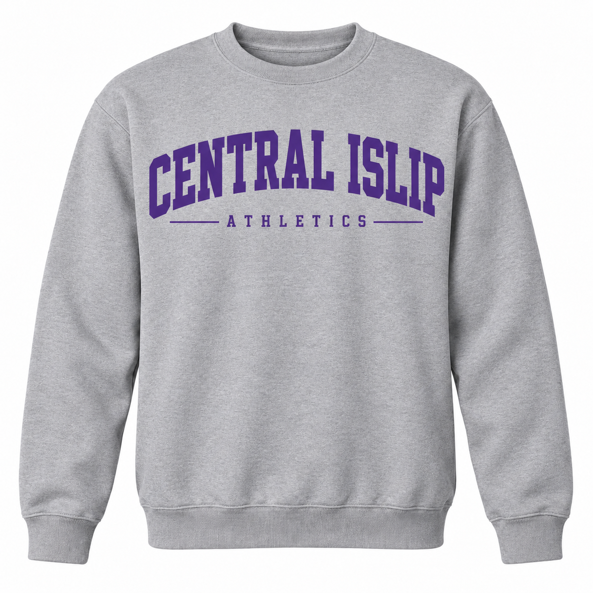 Central Islip Collegiate Athletics Unisex Crewneck — Heather Gray