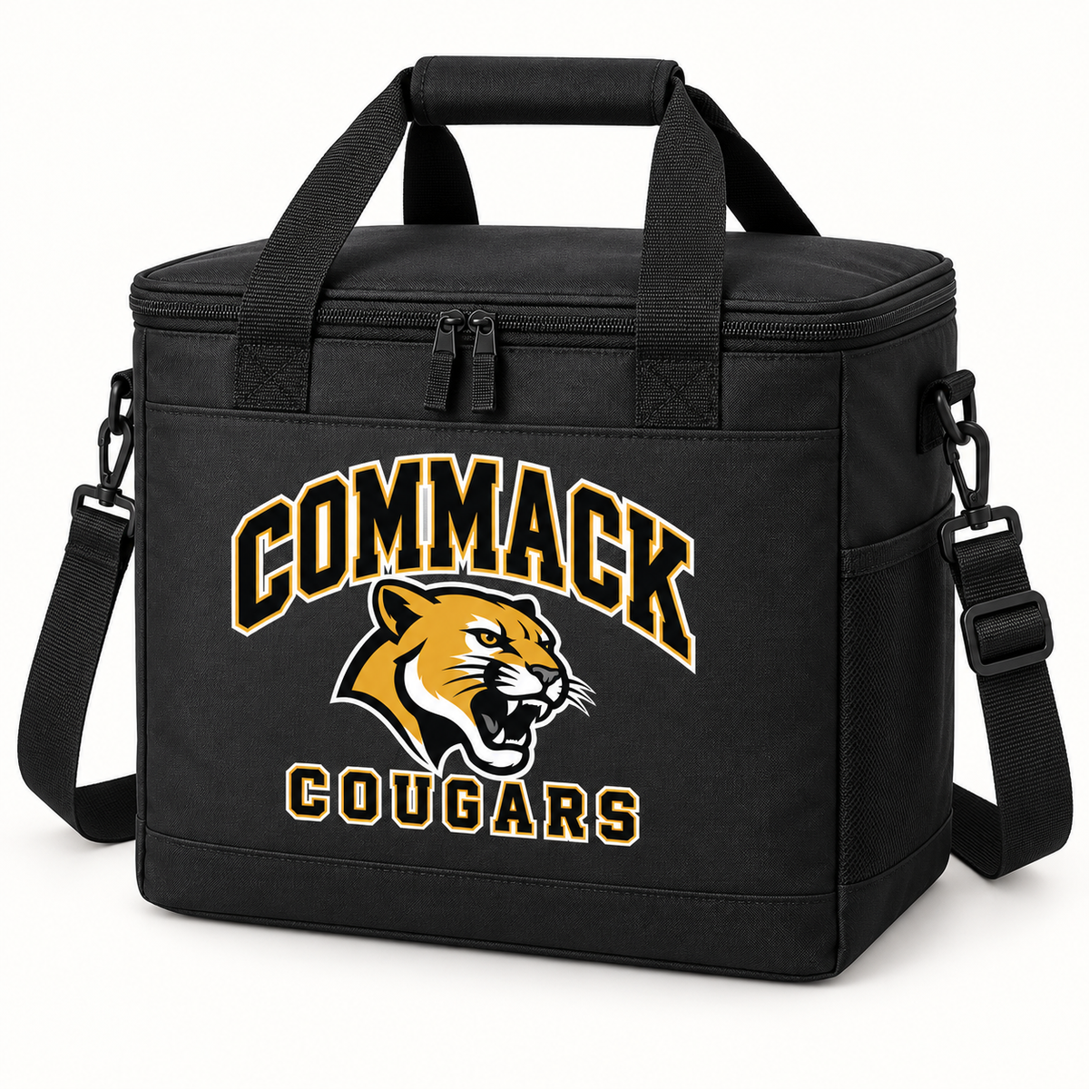 Commack Cougars Campus Insulated Cooler Bag — Black