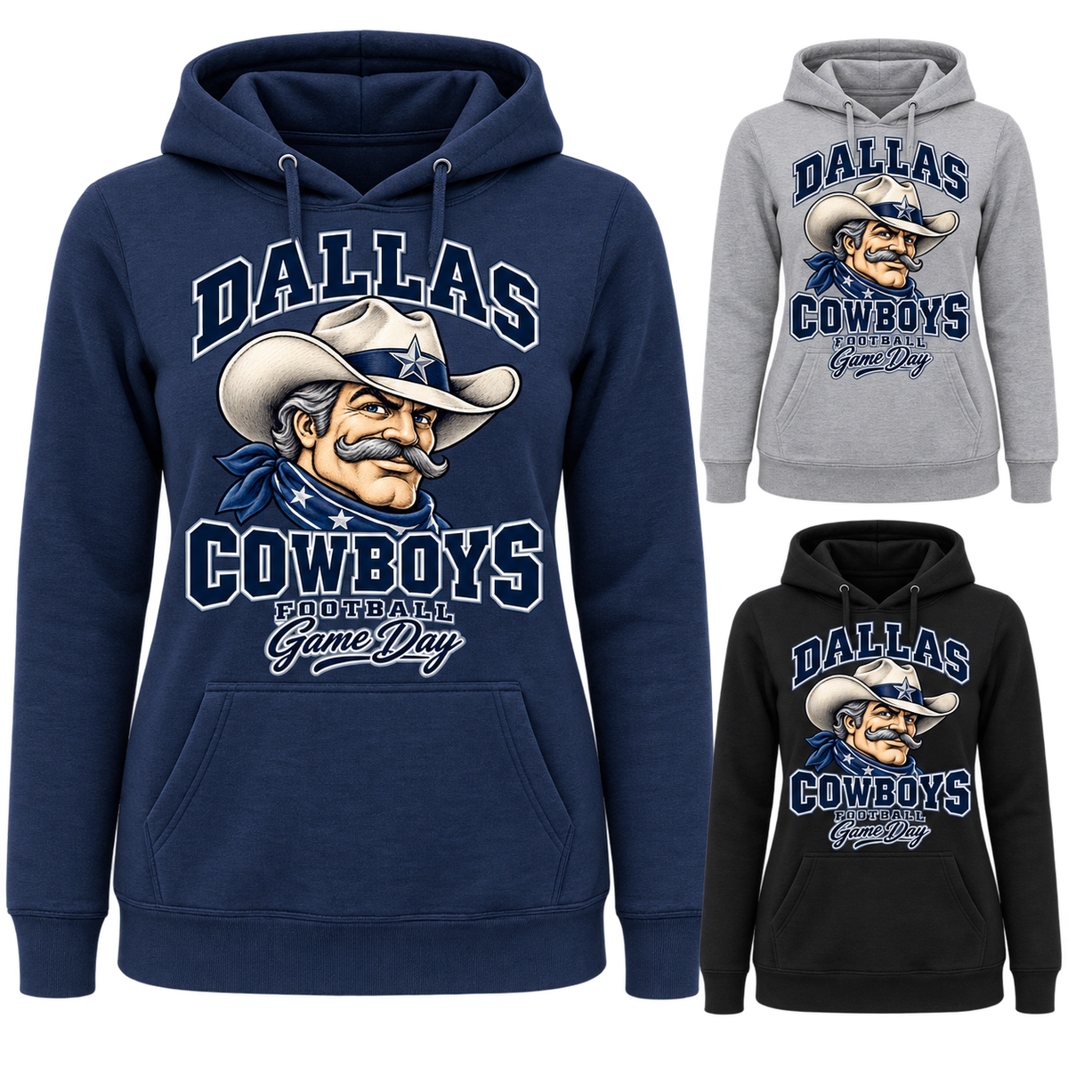 Dallas Women's Mascot Pullover Hoodie — product thumbnail