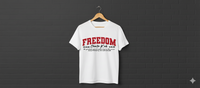 Thumbnail for FREEDOM × Charlie Kirk Tribute Tee RED FREEDOM