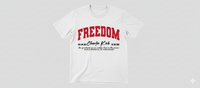 Thumbnail for FREEDOM × Charlie Kirk Tribute Tee RED FREEDOM
