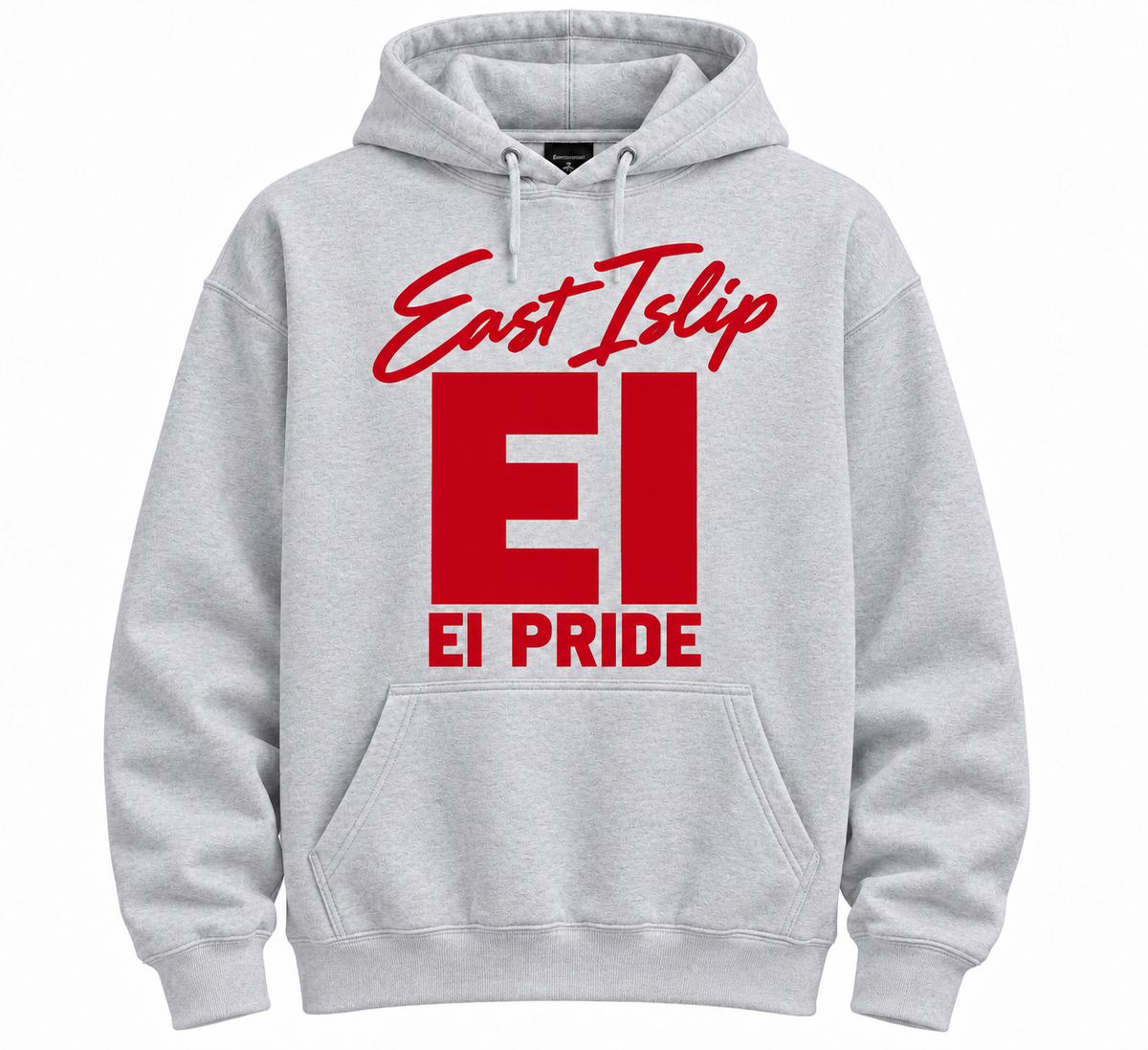 East Islip Street Essentials adult hoodie — Heather Gray