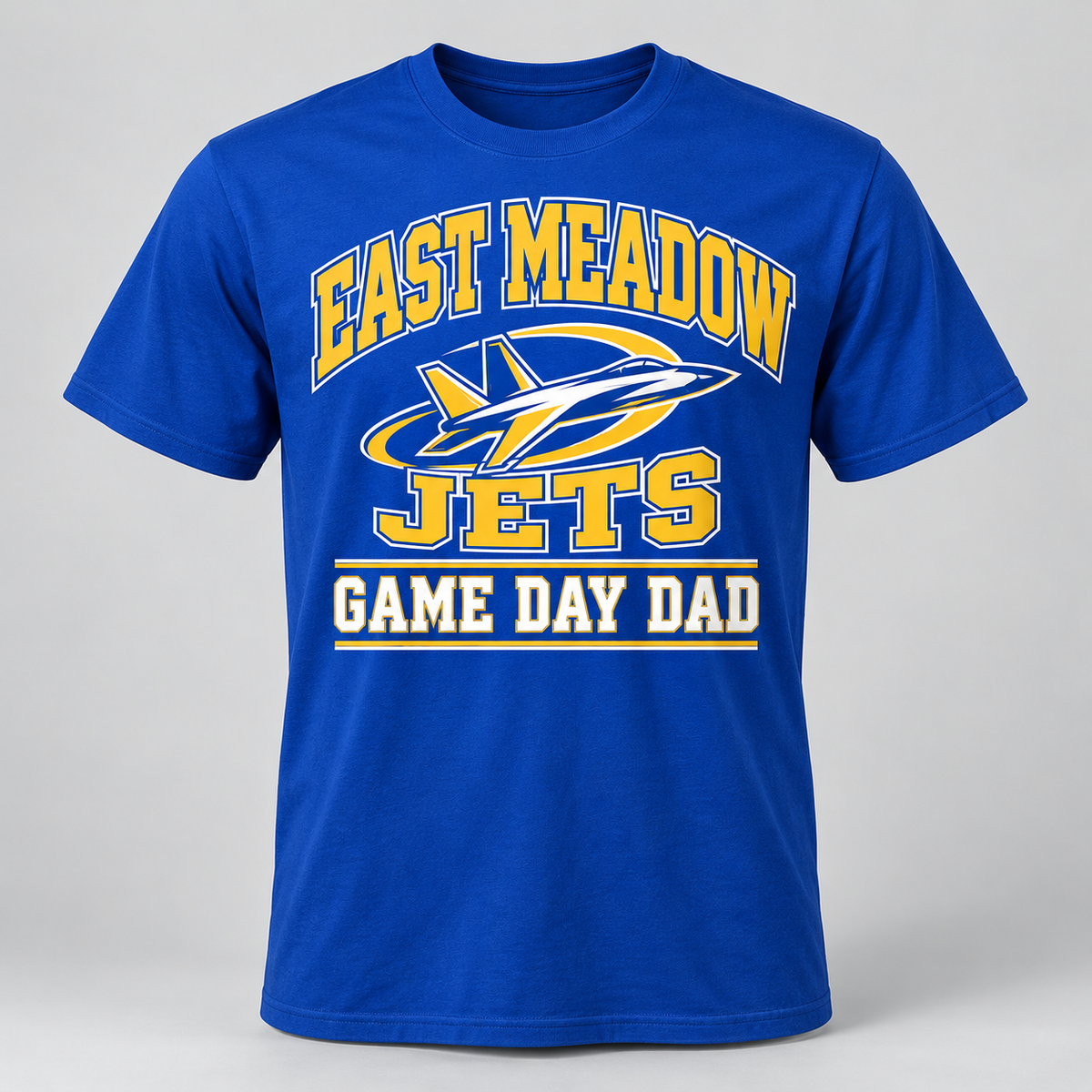 East Meadow Jets Game Day Dad Tee product mockup
