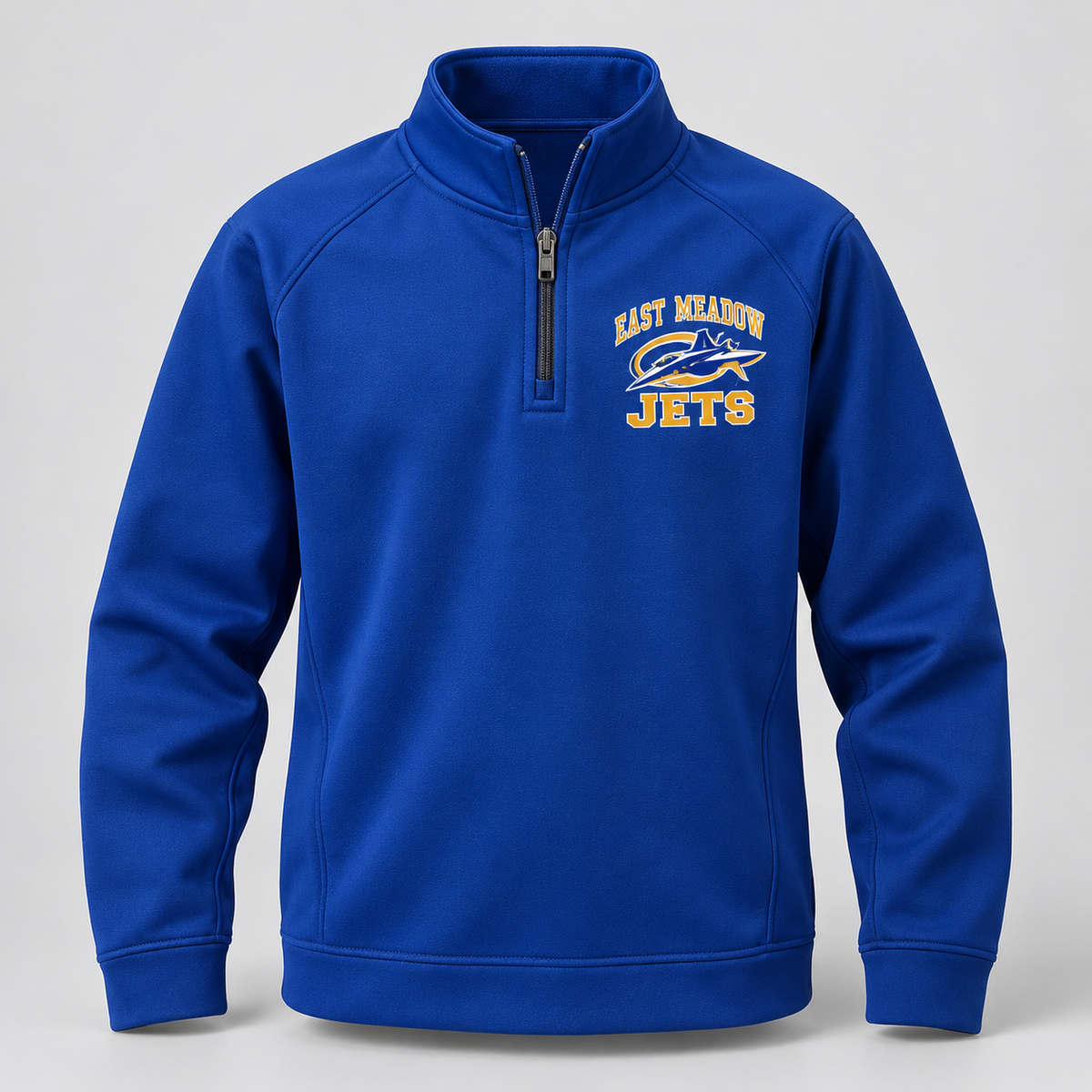 East Meadow Jets Youth Quarter-Zip product mockup