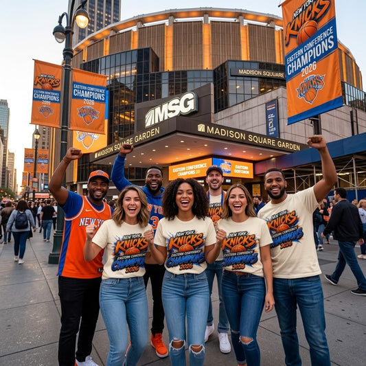 New York Knicks Eastern Conference Champions 2026 Vintage Tee
