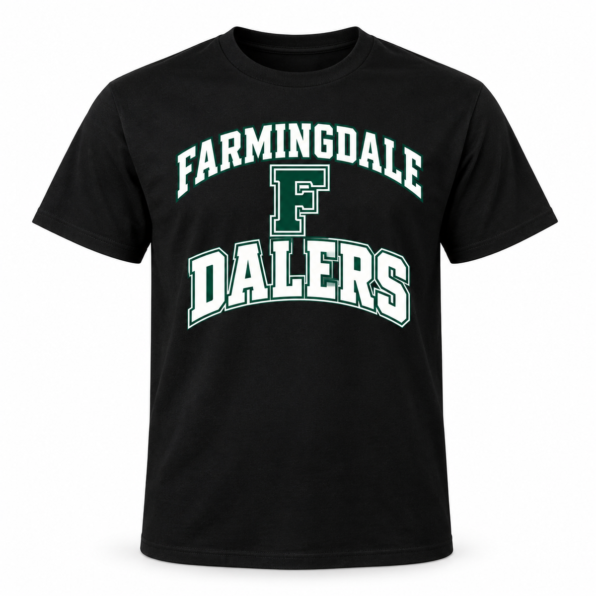 Black Farmingdale Dalers Arena Classic Adult T-Shirt