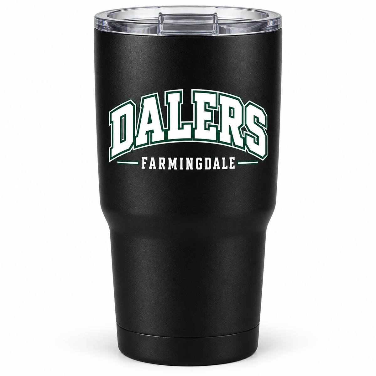 Black Farmingdale Dalers Big League Arc Travel Tumbler