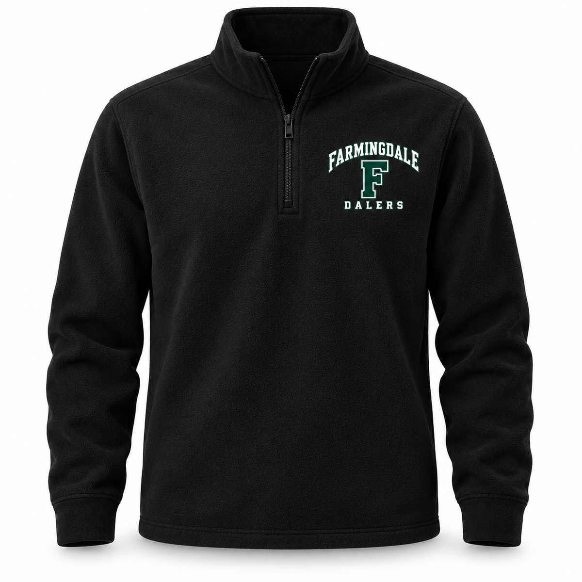 Black Farmingdale Dalers Ivy Classic Adult Quarter-Zip