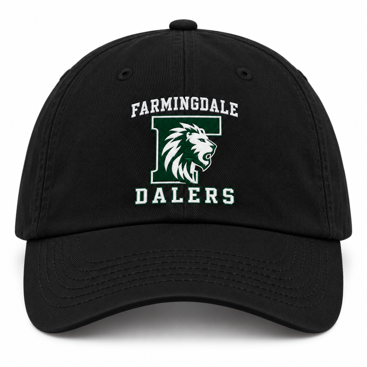 Black Farmingdale Dalers Lion F Baseball Cap