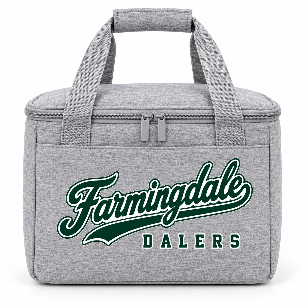 Heather Gray Farmingdale Dalers West Coast Script Cooler Bag
