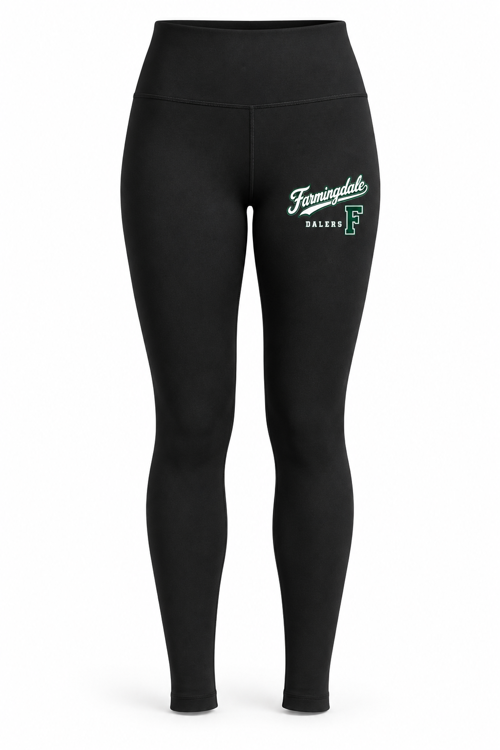 Black Farmingdale Dalers West Coast Script Women's Leggings