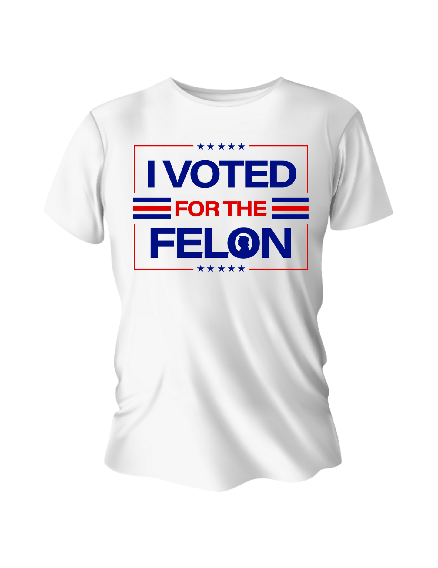 Voted for the Felon White T-Shirt