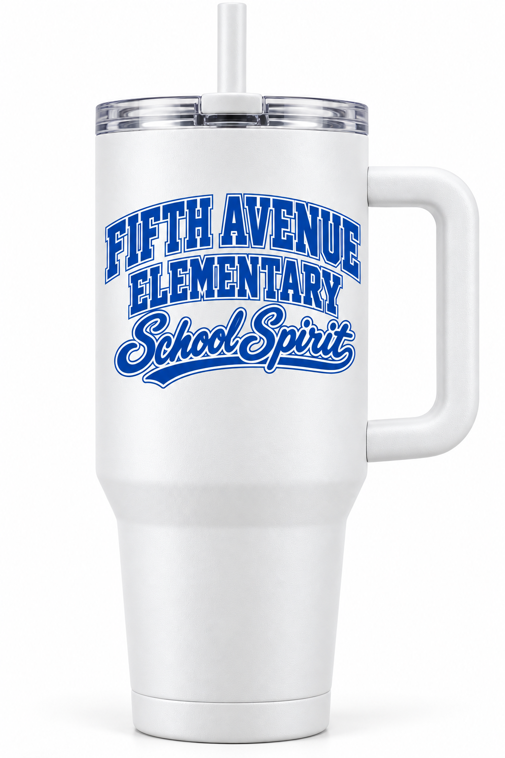 Fifth Avenue Elementary School Spirit Handled Straw Tumbler