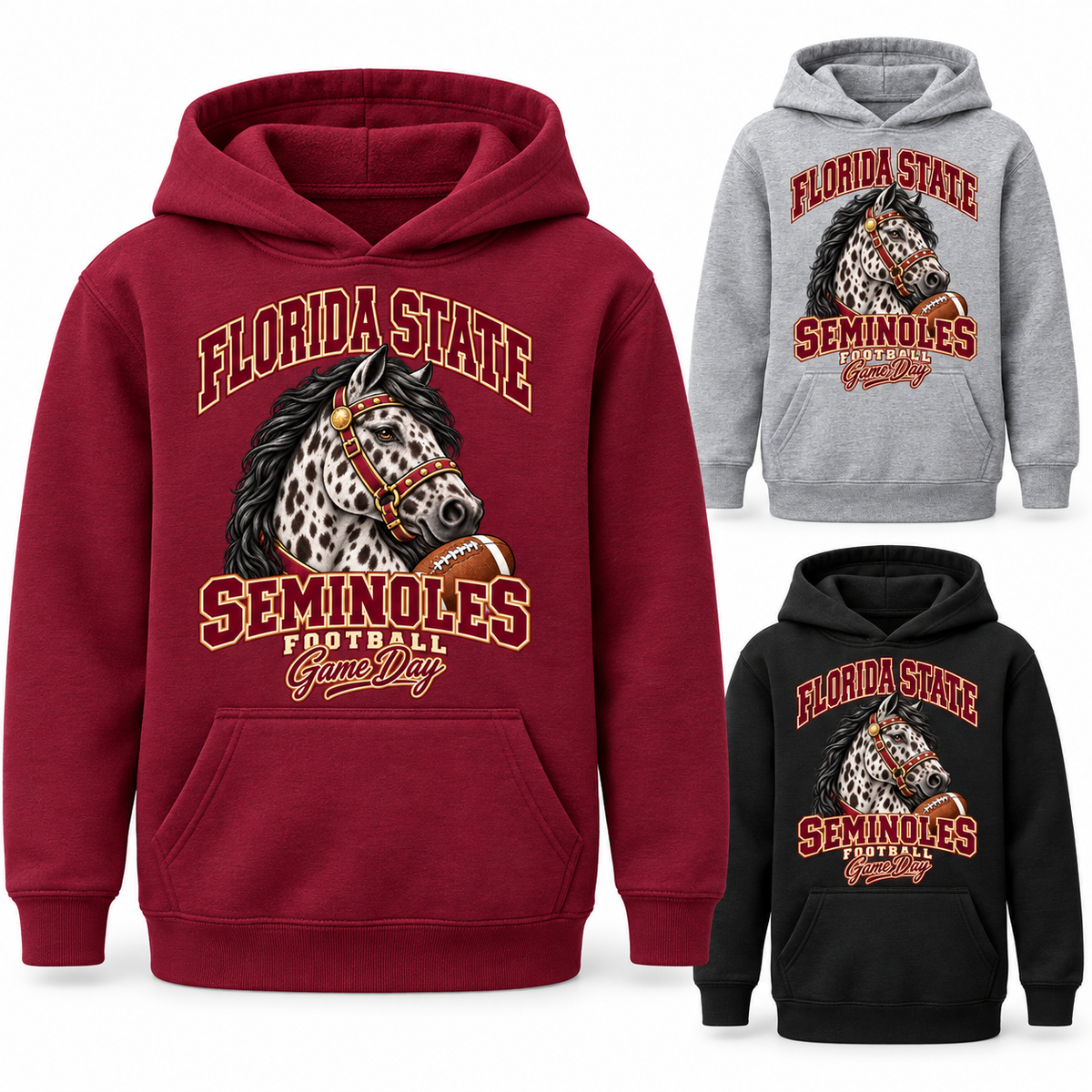 Florida State Youth Mascot Pullover Hoodie — product thumbnail