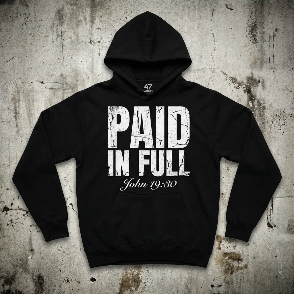 PAID IN FULL // John 19:30 - Premium Heavyweight Hoodie | Limited Edition