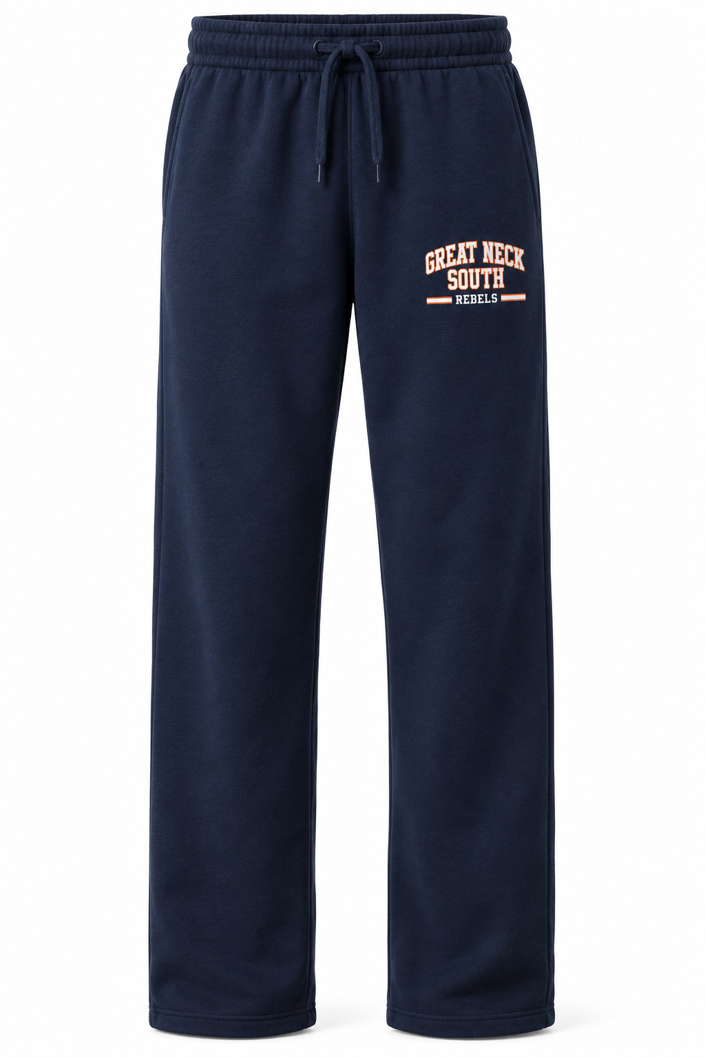 Great Neck South Rebels Open-Bottom Sweatpants
