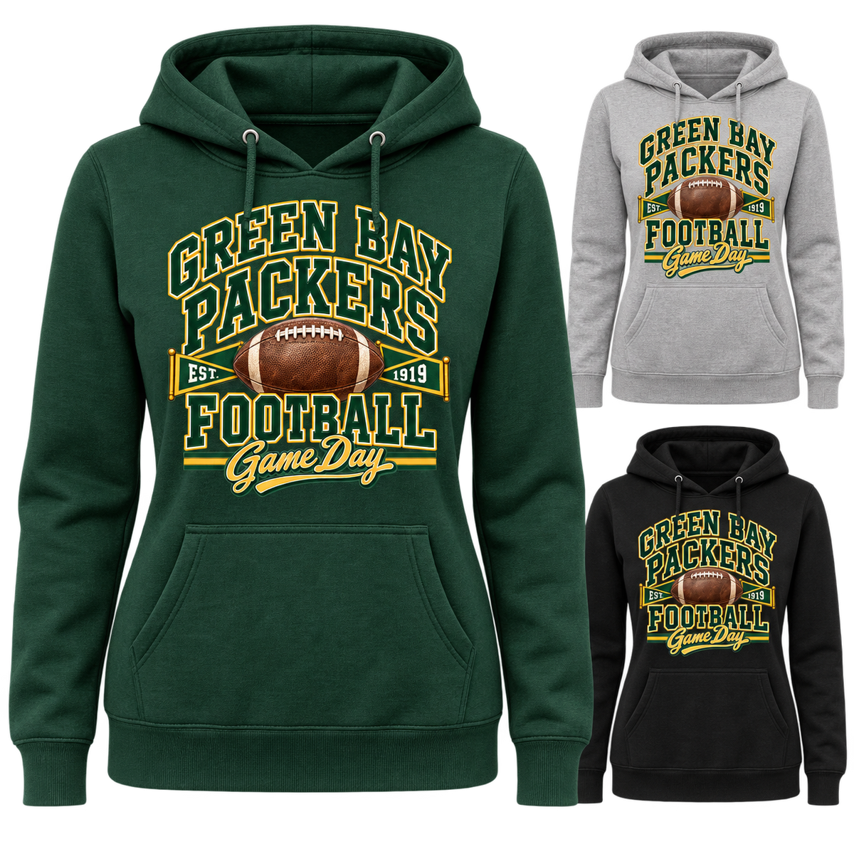 Green Bay Packers Women's Pullover Hoodie — product thumbnail
