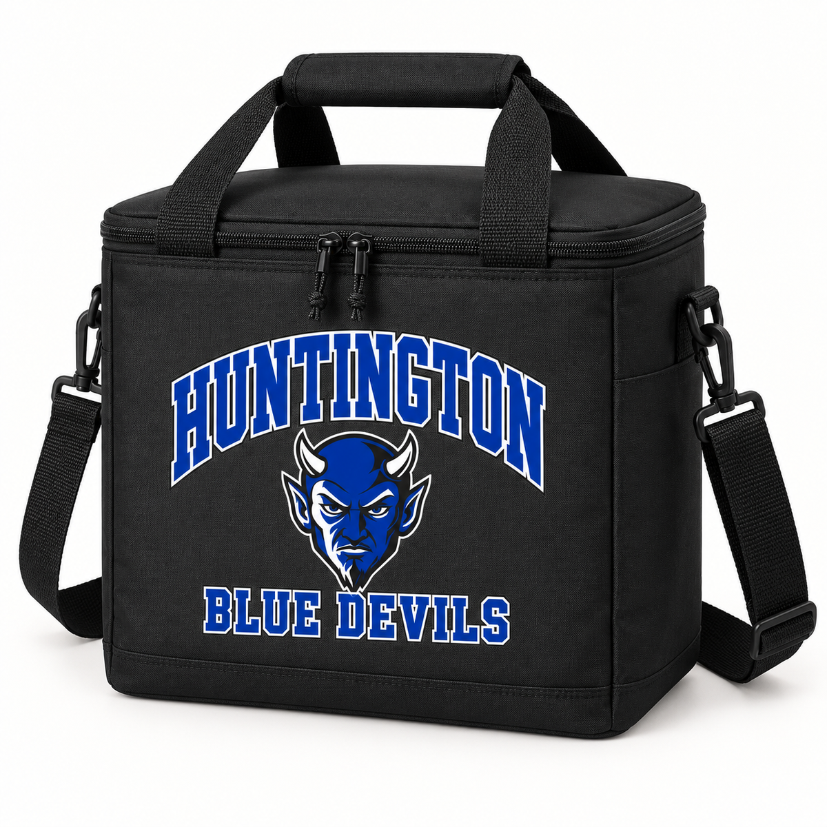 Huntington Blue Devils Campus Insulated Cooler Bag — Black