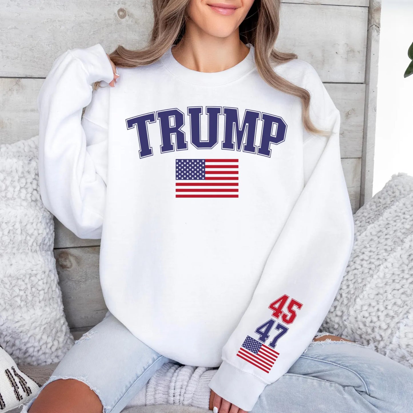 TRUMP Classic Collegiate Crewneck