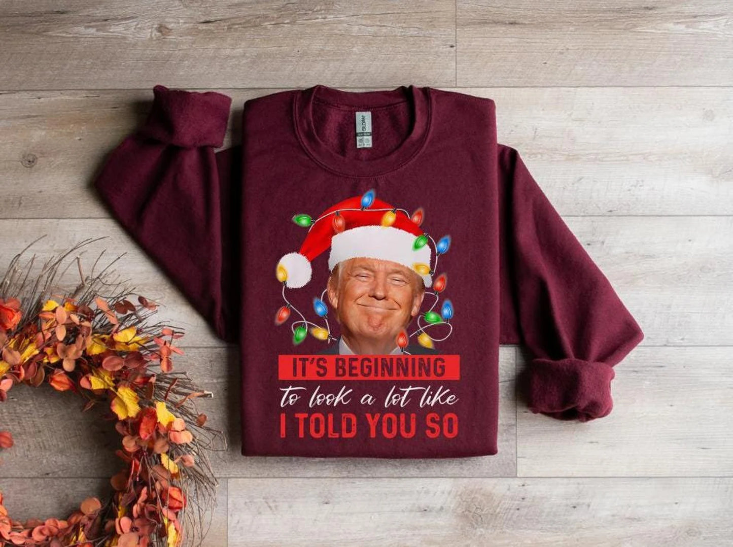 It's Beginning to Look a Lot Like I Told You So Christmas Sweatshirt π