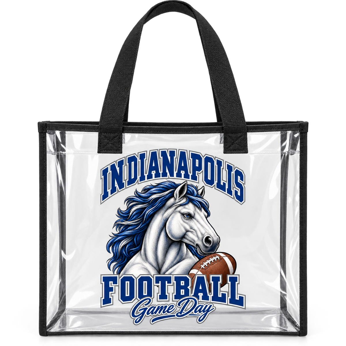 Indianapolis Game Day Clear Tote — product thumbnail