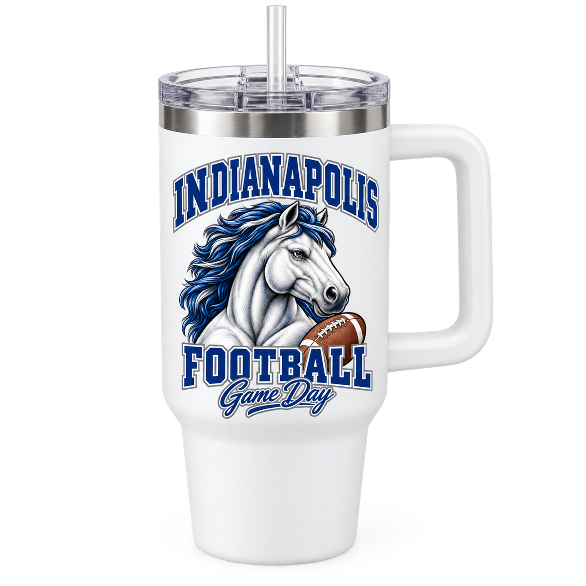Indianapolis Mascot Handled Tumbler — product thumbnail