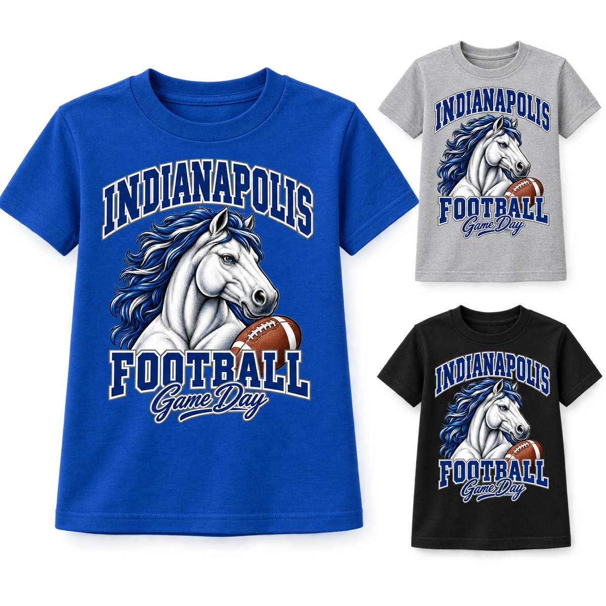 Indianapolis Youth Mascot Game Day T-Shirt — product thumbnail