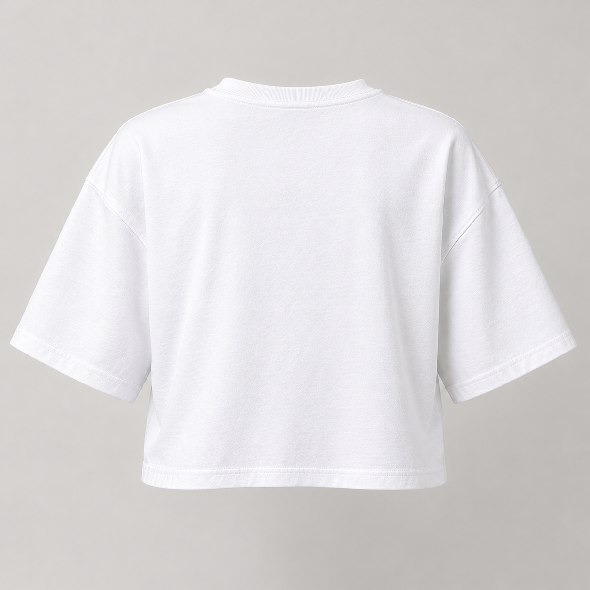 Islip Women's Bow Varsity Boxy Crop Tee — back