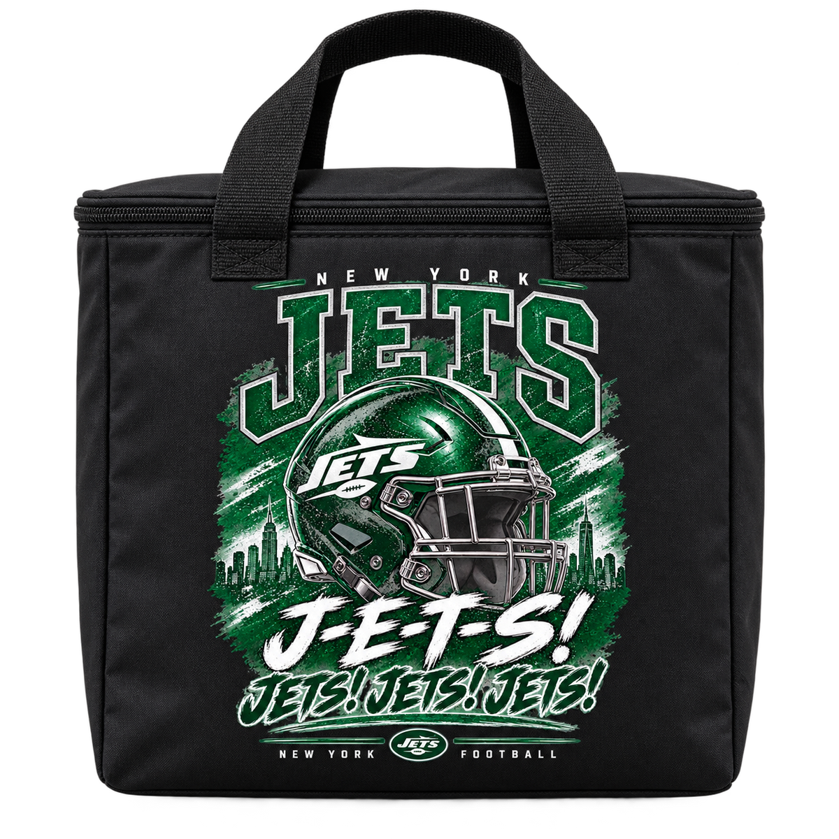 New York Jets Insulated Cooler Tote in Black