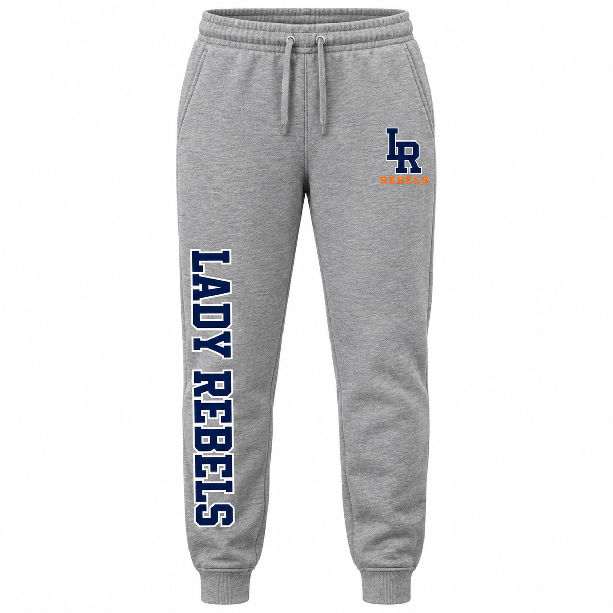 Lady Rebels Heritage Varsity Joggers — Heather Gray