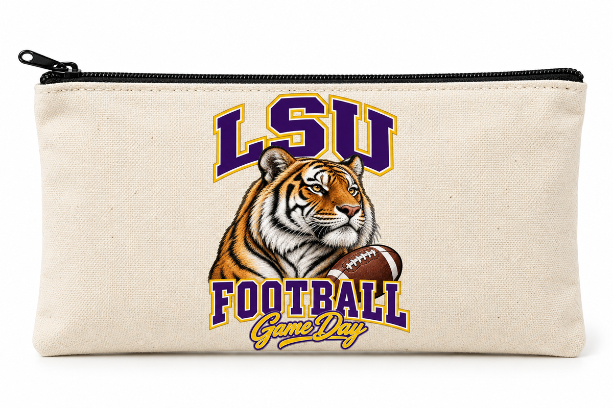LSU Mascot Zippered Pencil Pouch — product thumbnail