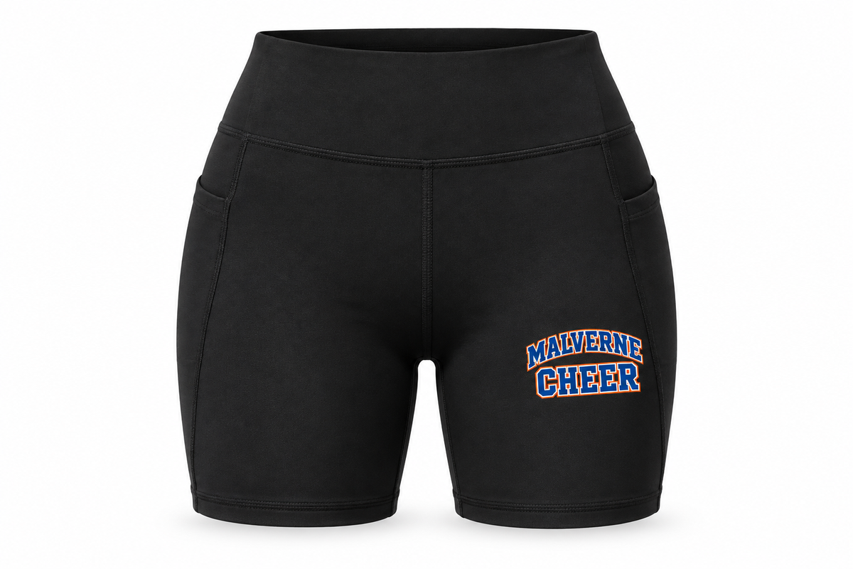 Malverne Cheer Women's Bike Shorts in Black