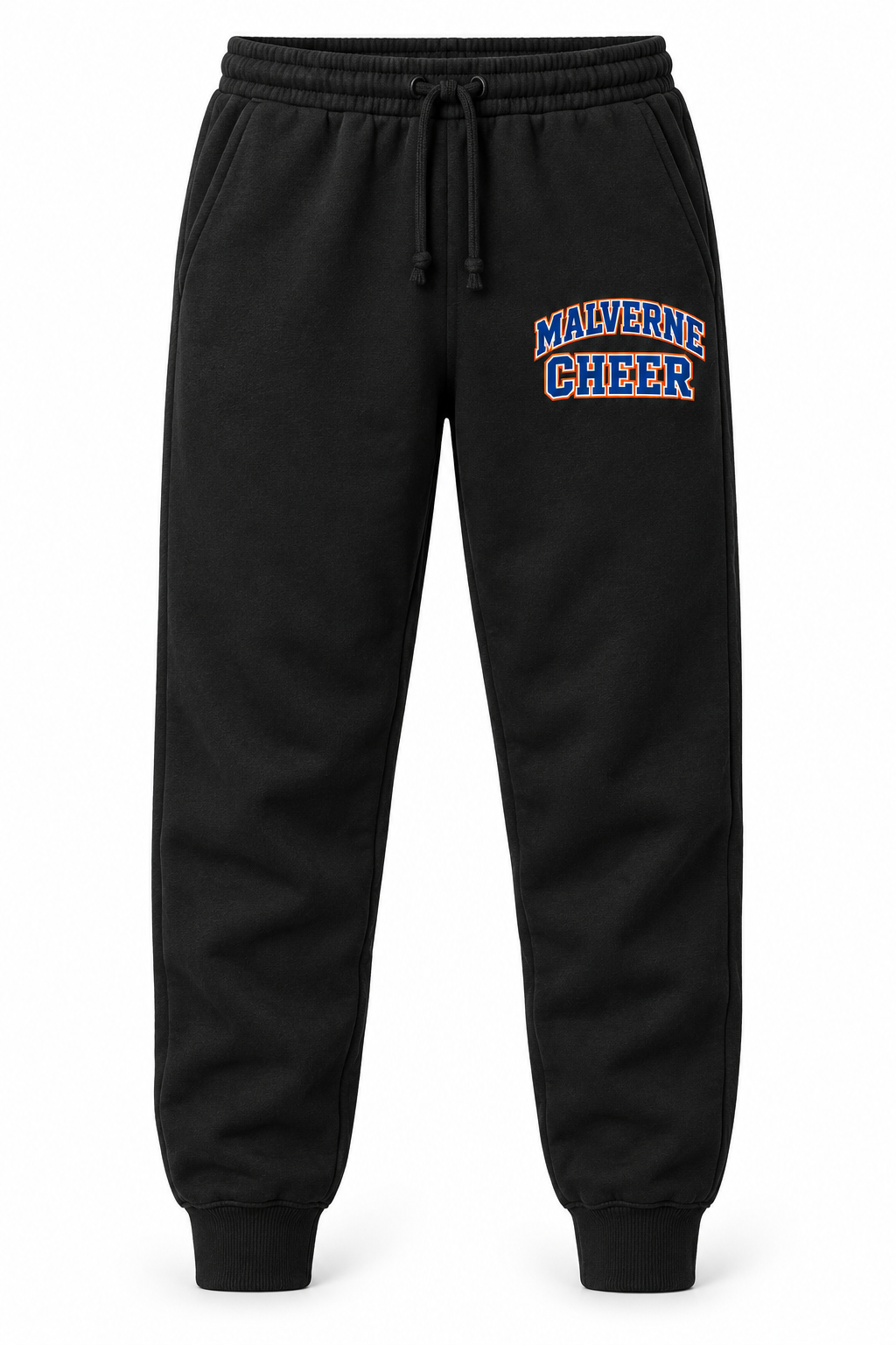 Malverne Cheer Youth Fleece Joggers in Black