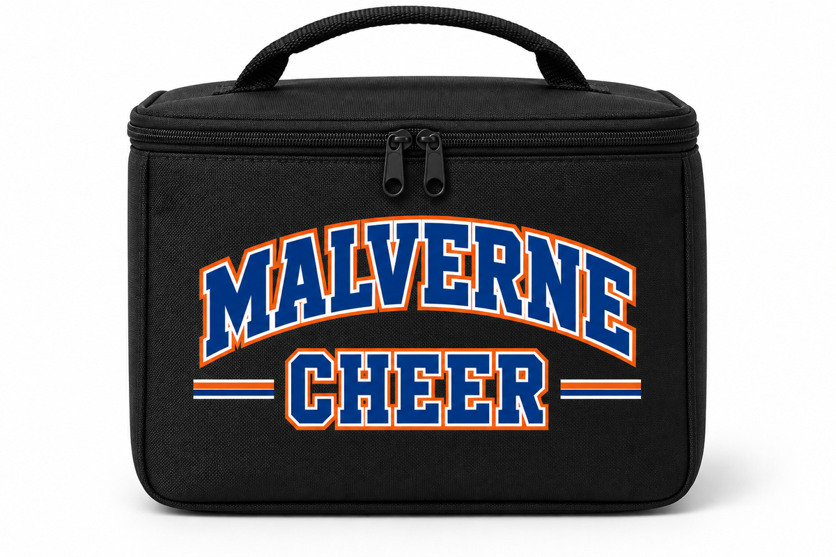 Malverne Cheer Lunch Bag in Black