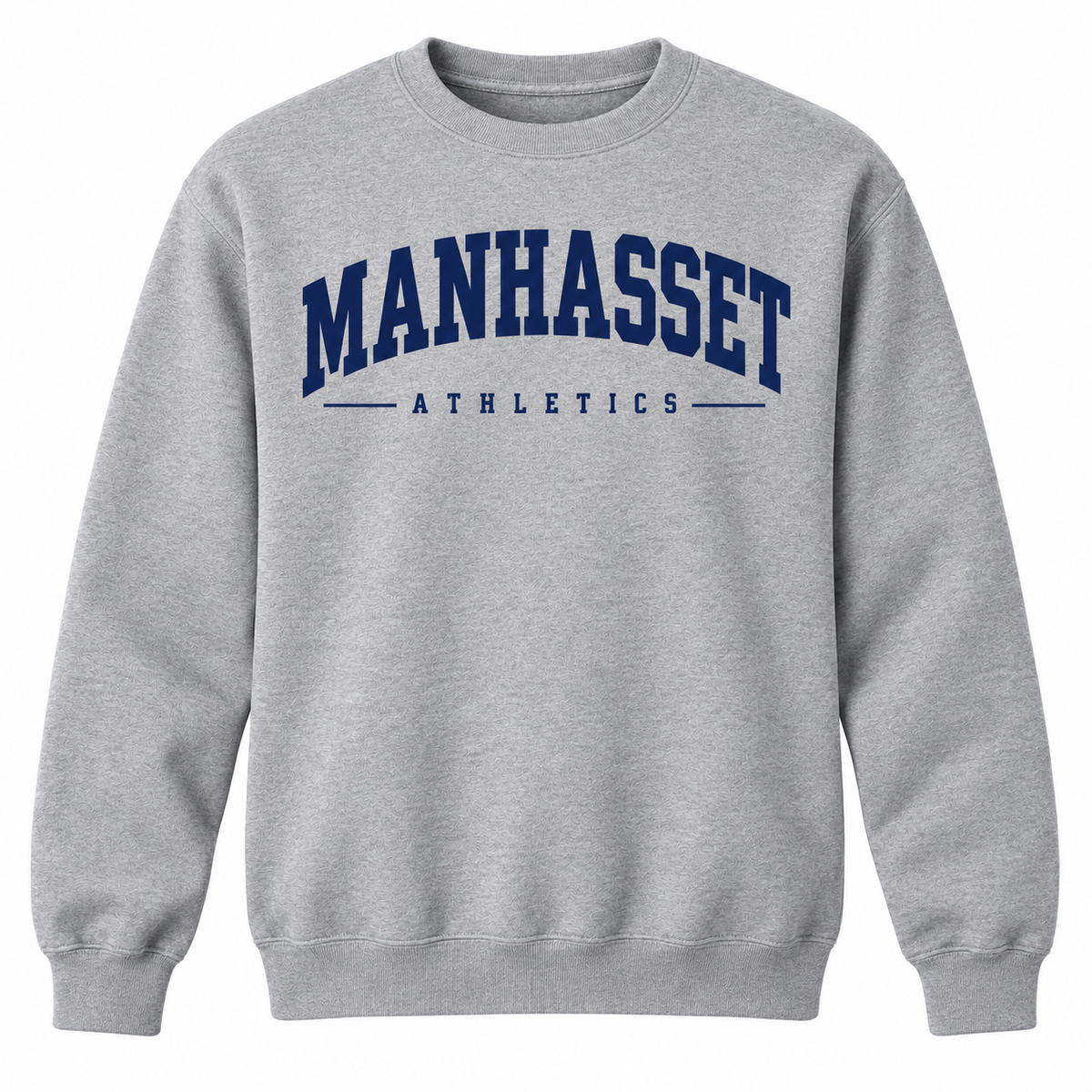 Manhasset Collegiate Athletics Unisex Crewneck — Heather Gray