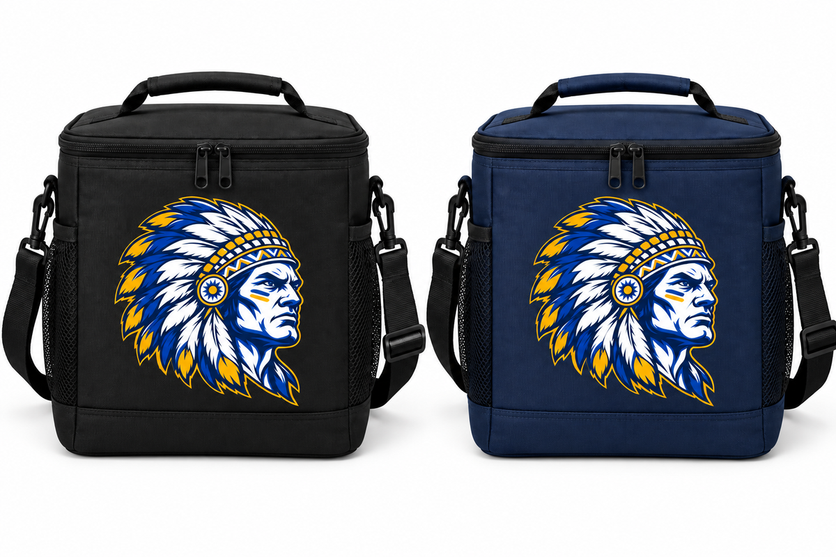Massapequa Chiefs Intensity Zipper Cooler Bag — Black, Navy