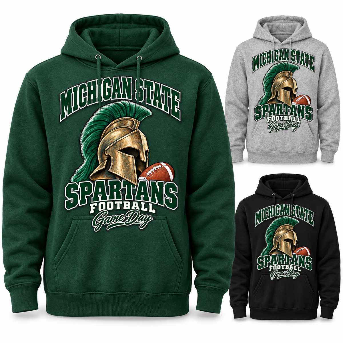 Michigan State Mascot Game Day Pullover Hoodie — product thumbnail