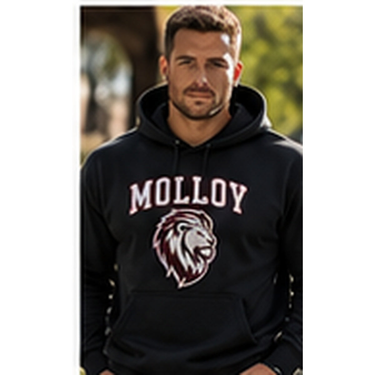 Molloy Lions Pride Pullover Hoodie black lifestyle thumbnail