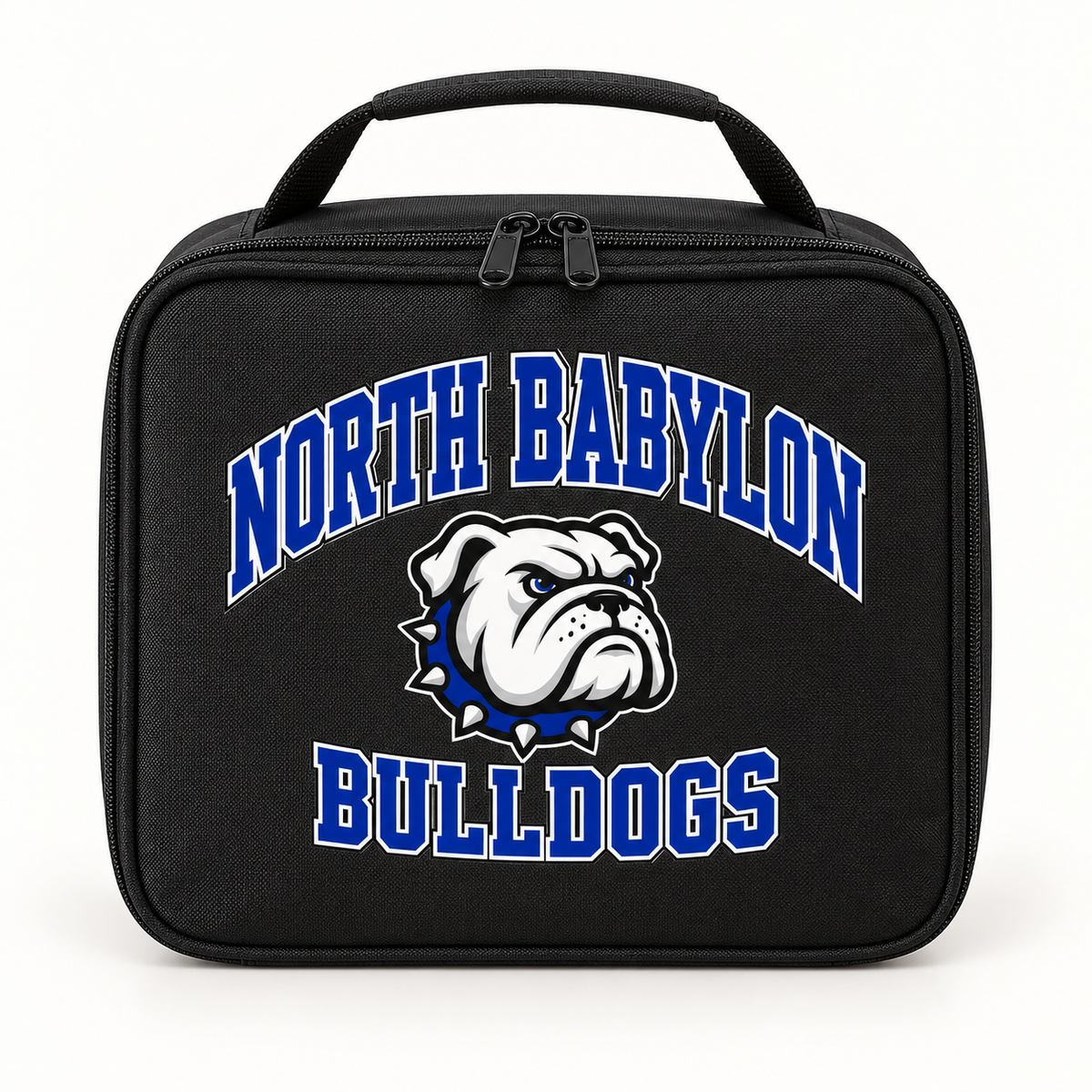 North Babylon Bulldogs Campus Lunch Bag — Black
