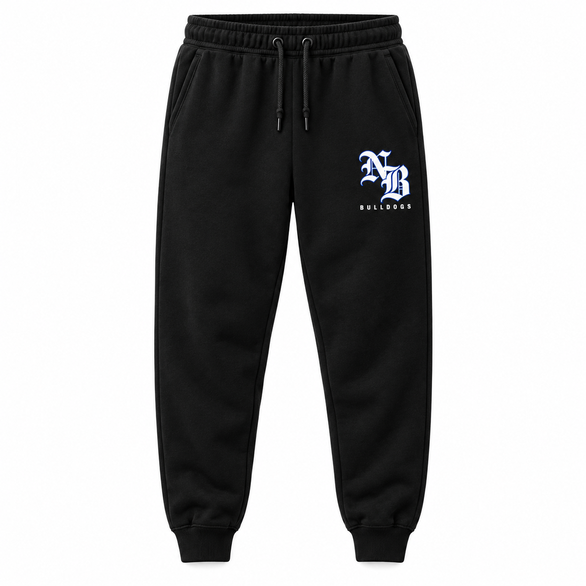 North Babylon Bulldogs Old English Joggers black