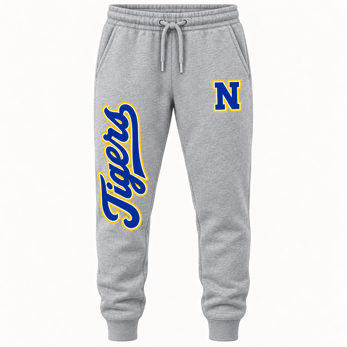 Northport Tigers Youth Script Heritage heather gray joggers