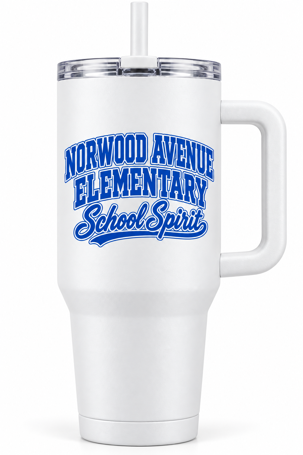 Norwood Avenue Elementary School Spirit Handled Straw Tumbler