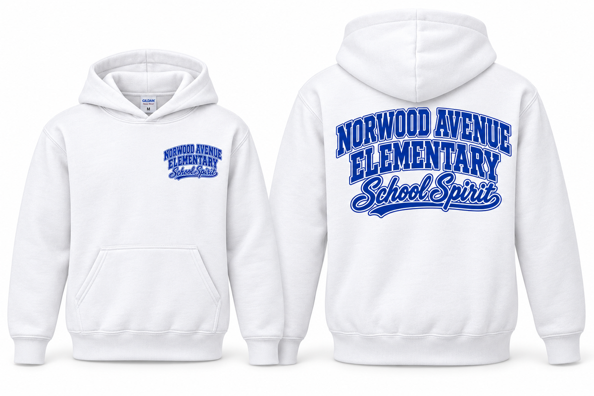 Norwood Avenue Elementary School Spirit Youth Pullover Hoodie