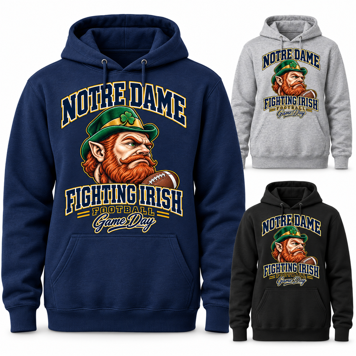 Notre Dame Mascot Game Day Pullover Hoodie — product thumbnail