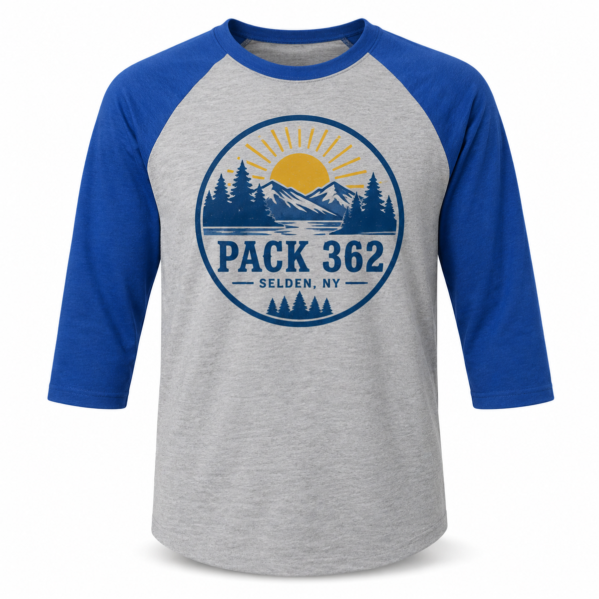 Pack 362 Trail Badge Baseball Raglan